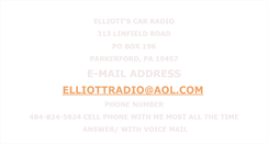 Desktop Screenshot of elliottscarradio.com